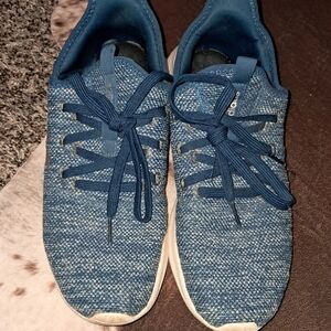 Adidas Navy Knit Running Shoes